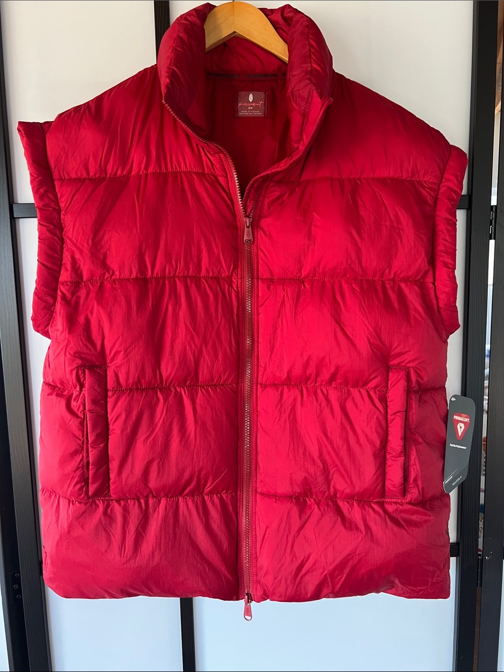 Free People PF movement - NWT - Cranberry - In a Bubble Waist Puffer
